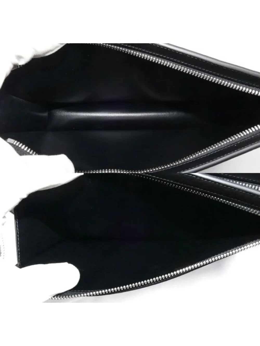 Celine Triomphe Clutch Black Vintage
